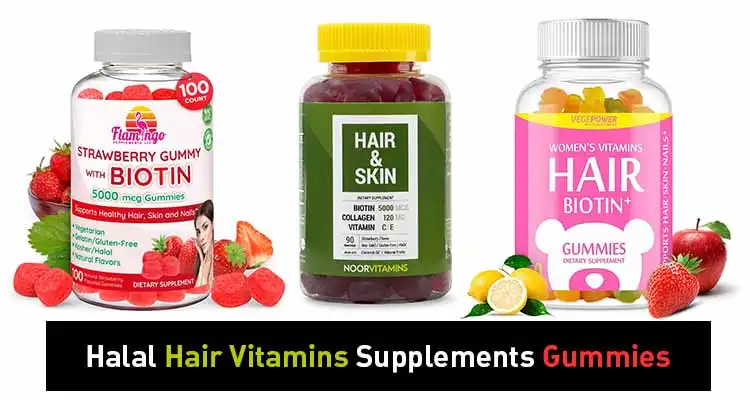 Halal Hair Vitamins Gummies