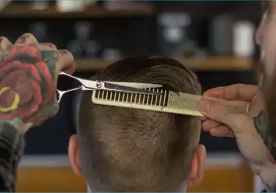 man haircut